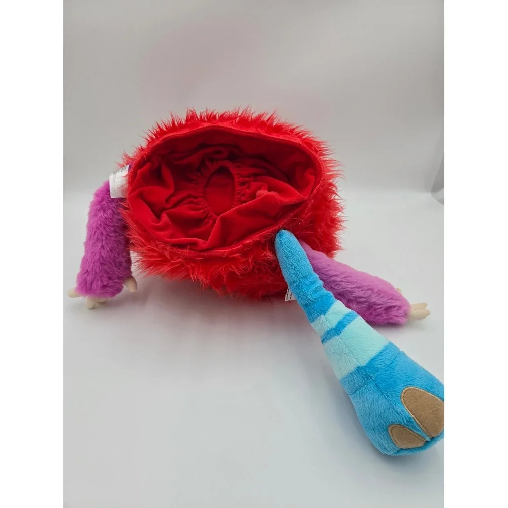 Disney Pixar Monsters University Art Plush Furry Hat Red Purple Blue‎ Costume